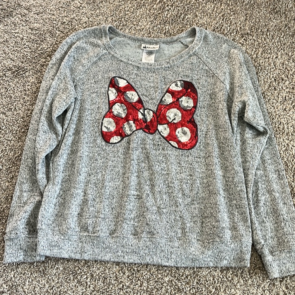 Disney Parks Minnie sequin long sleeve